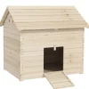 PawHut Kleintierbedarf^Entenhaus Tannenholz Naturholz 100L x 82,5B x 91H cm