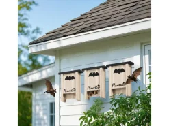 PawHut Kleintierbedarf^Fledermauskasten Tannenholz Naturholz 18L x 6B x 22,5H cm