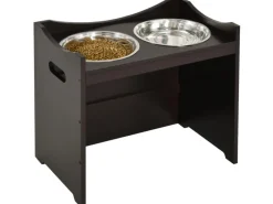 PawHut Katzenbedarf^Futternapf Höhenverstellbar mit 2L Futterständer