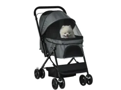 PawHut Kleintierbedarf^Hundebuggy für Kleine Hunde und Katzen