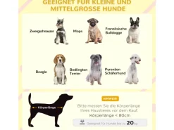 PawHut Hundebedarf^Hundehütte mit Asphaltdach 109 x 79 x 72 cm