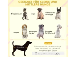 PawHut Hundebedarf|Leitern^Hundehütte mit Treppe 121 x 77 x 78 cm