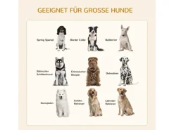 PawHut Kissen|Hundebedarf^Hundekäfig Indoor mit Kissen 2 Türen Weiß 94 x 60 x 71,5 cm