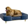PawHut Hundesofa mit Kissen Holzbeine 96 x 66 x 24 cm