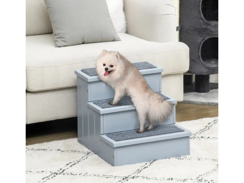 PawHut Hundebedarf^Hundetreppe 3 Stufen Einstiegshilfe
