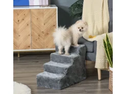 PawHut Hundetreppe 4 Stufig
