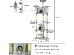 PawHut Katzenbedarf^Katzenbaum Ecke Katzenkratzbaum