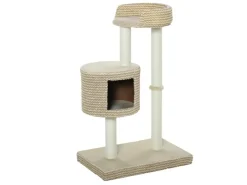 PawHut Katzenbedarf^Katzenbaum Kuschelige Aussichtsplattformen 61x41x96 cm