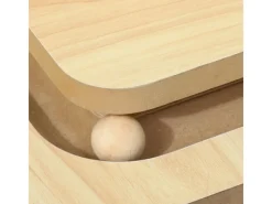 PawHut Katzenbedarf^Kratzstamm Kratzsäule MDF Sisal Eiche 39,5L x 39,5B x 87H cm