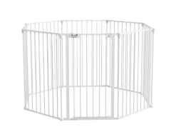 PawHut Kleintierbedarf^Welpenauslauf Klappbar 90 cm Hoch mit 8 Platten Tür