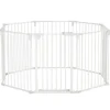 PawHut Kleintierbedarf^Welpenauslauf mit Tür Klappbar 8 Paneele