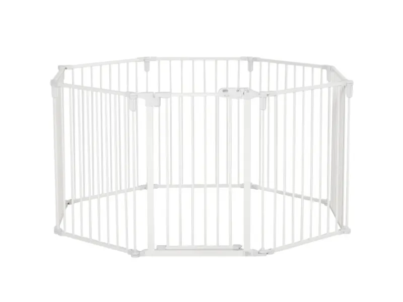 PawHut Kleintierbedarf^Welpenauslauf mit Tür Klappbar 8 Paneele