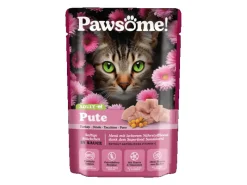 Katzenbedarf^Pawsome Katzen-Nassfutter Adult Pute 85 g