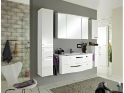 Pelipal Weißlacke^Bad-Hängeschrank Serie 4005 Hochglanz 35 cm