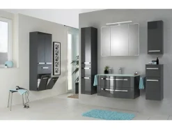 Pelipal Weißlacke^Badmöbel-Set Serie 4005 3-tlg. 92 cm