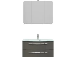 Pelipal Weißlacke^Badmöbel-Set Serie 4005 3-tlg. 92 cm