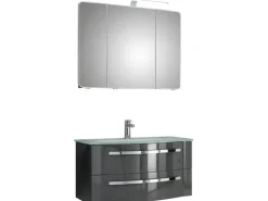 Pelipal Weißlacke^Badmöbel-Set Serie 4005 3-tlg. 92 cm