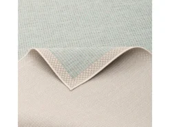 Pergamon In & Outdoor Teppich Flachgewebe Ottawa Bordüre Türkis 160x230cm