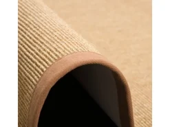 Pergamon Sisalteppich Natura Klassisch mit Bordüre Nuss 150x150cm