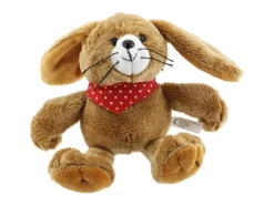 Ostern^Plüschhase mit Baumelbeinen 13 cm x 15 cm x 12 cm Braun