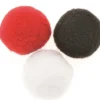 Pompons Mix ca. 50 Stück Rot-Weiß-Schwarz