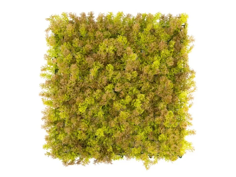 Primaflor Kunstpflanzen^Kunsthecke Moos Braun 50x50cm