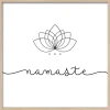 Pro Art Bild Framed Art Namaste 30 cm x 30 cm
