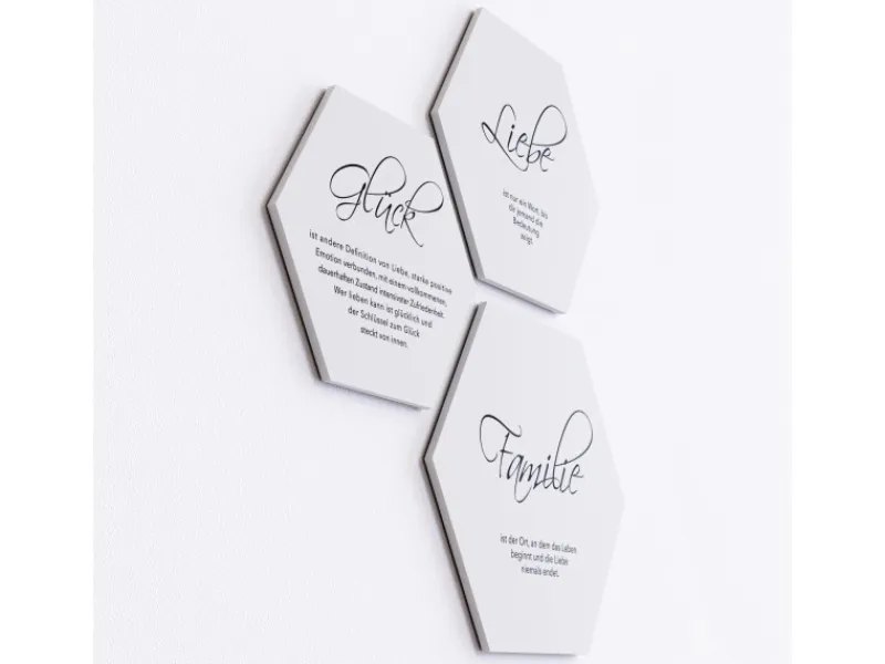 Pro Art Bilder^Bildkacheln Cut-Out Liebe I 3 Stk. 50 cm x 50 cm