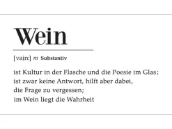 Pro Art Bilder^Dekopanel Rotwein Definition 30 cm x 15 cm