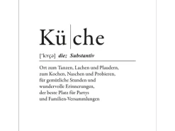 Pro Art Glasbild Küche 20 cm x 20 cm