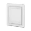Deckenplatten^PROFHOME 159818 3D Wandpaneel Wandvertäfelung Deckenplatte 0,25 m2 50 cm x 2 cm x 50 cm Weiß