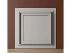 Deckenplatten^PROFHOME 159818 3D Wandpaneel Wandvertäfelung Deckenplatte 0,25 m2 50 cm x 2 cm x 50 cm Weiß