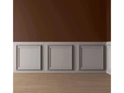 Deckenplatten^PROFHOME 159818 3D Wandpaneel Wandvertäfelung Deckenplatte 0,25 m2 50 cm x 2 cm x 50 cm Weiß