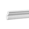 Zierprofile^PROFHOME 650171 Eckleiste Deckenleiste Zierleiste Stuckleiste 2 m 200 cm x 3 cm x 4,5 cm Weiß