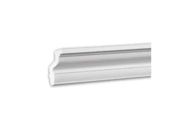 Zierprofile^PROFHOME 650171 Eckleiste Deckenleiste Zierleiste Stuckleiste 2 m 200 cm x 3 cm x 4,5 cm Weiß