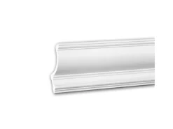 PROFHOME 150209 Eckleiste Zierleiste für indirekte Beleuchtung Stuckleiste 2 m 200 cm x 11,8 cm x 15 cm Weiß