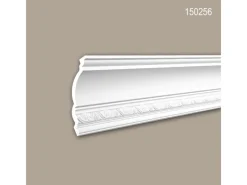 PROFHOME 150256 Eckleisten 1 Karton Set mit 6 Zierleisten 12 m Weiß