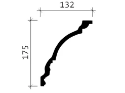 PROFHOME 150256 Eckleisten 1 Karton Set mit 6 Zierleisten 12 m Weiß