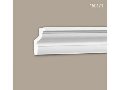 Zierprofile^PROFHOME 150171 Eckleisten 1 Karton Set mit 36 Zierleisten 72 m Weiß