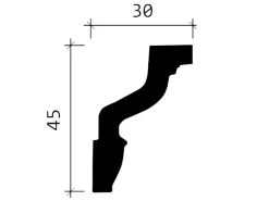 Zierprofile^PROFHOME 150171 Eckleisten 1 Karton Set mit 36 Zierleisten 72 m Weiß