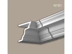 Außen-Fassadenfarben^PROFHOME 431321 InnenwinkelAußenstuck Eckelement Fassaden Element 35,8 cm x 35,8 cm x 20,2 cm Weiß