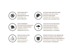 Vasen^PROFHOME 114001 Vollsäulen Postament Säule Zierelement dekoratives Element 65 cm x 31,8 cm x 31,8 cm Weiß