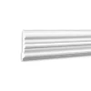Zierprofile^PROFHOME 151310 Wand- und Friesleiste Stuckleiste Zierleiste Wandleiste 2 m 200 cm x 1,9 cm x 9,6 cm Weiß