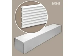 Tapezierzubehör^PROFHOME 659803-Box 3D Wandpaneele 1 Karton Set mit 3 Paneelen 6 m Weiß