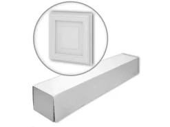 Deckenplatten^PROFHOME 159820-Box 3D Wandpaneele 1 Karton Set mit 3 Paneelen 0,75 m2 Weiß