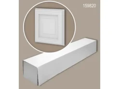 Deckenplatten^PROFHOME 159820-Box 3D Wandpaneele 1 Karton Set mit 3 Paneelen 0,75 m2 Weiß