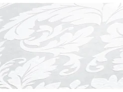 PROFHOME 951361-GU Barock Tapete Ornament Matt Weiß 1,06 m x 25,00 m 26,50 m2 Weiß