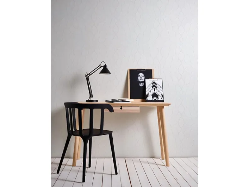 PROFHOME 950710-GU Blumen Tapete Floral Matt Weiß 0,53 m x 10,05 m 5,33 m2 Weiß