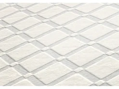 PROFHOME 528117-GU Grafik Tapete Rauten Muster Matt Weiß 0,53 m x 10,05 m 5,33 m2 Weiß