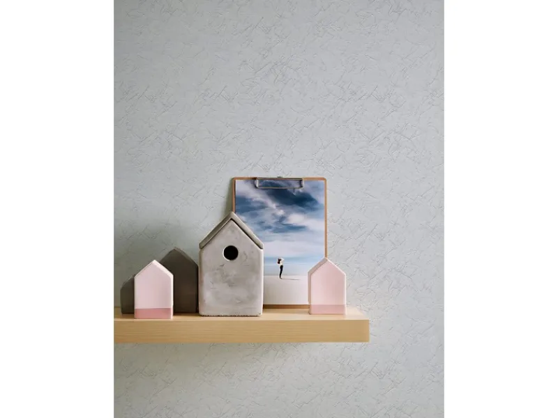 PROFHOME 263117-GU Spachtel Putz Tapete Struktur Matt Weiß 1,06 m x 25,00 m 26,50 m2 Weiß